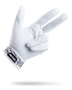 Pins & Aces Premium Tour men’s golf glove featuring an elephant print design and 100% premium AAA Cabretta leather construction.