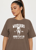 Woodsboro Horror Film Club Graphic Tee | Horror Crewneck, Sweatshirt & Tee