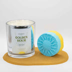 Golden Hour Candle & Bath Bomb Gift Set with Hidden Rings | Fragrant Jewels Summer Collection
