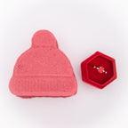 Cozy Hearth Candle & Bath Bomb Gift Set with Hidden Rings | Fragrant Jewels Self-Care Collection