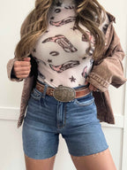 Bethany Judy Blue High Waisted Denim Shorts – Slim Fit Summer Shorts