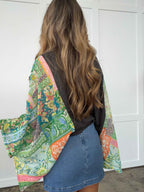 1776 Vintage Kantha Styled Top – Boho Artisan Patchwork Top