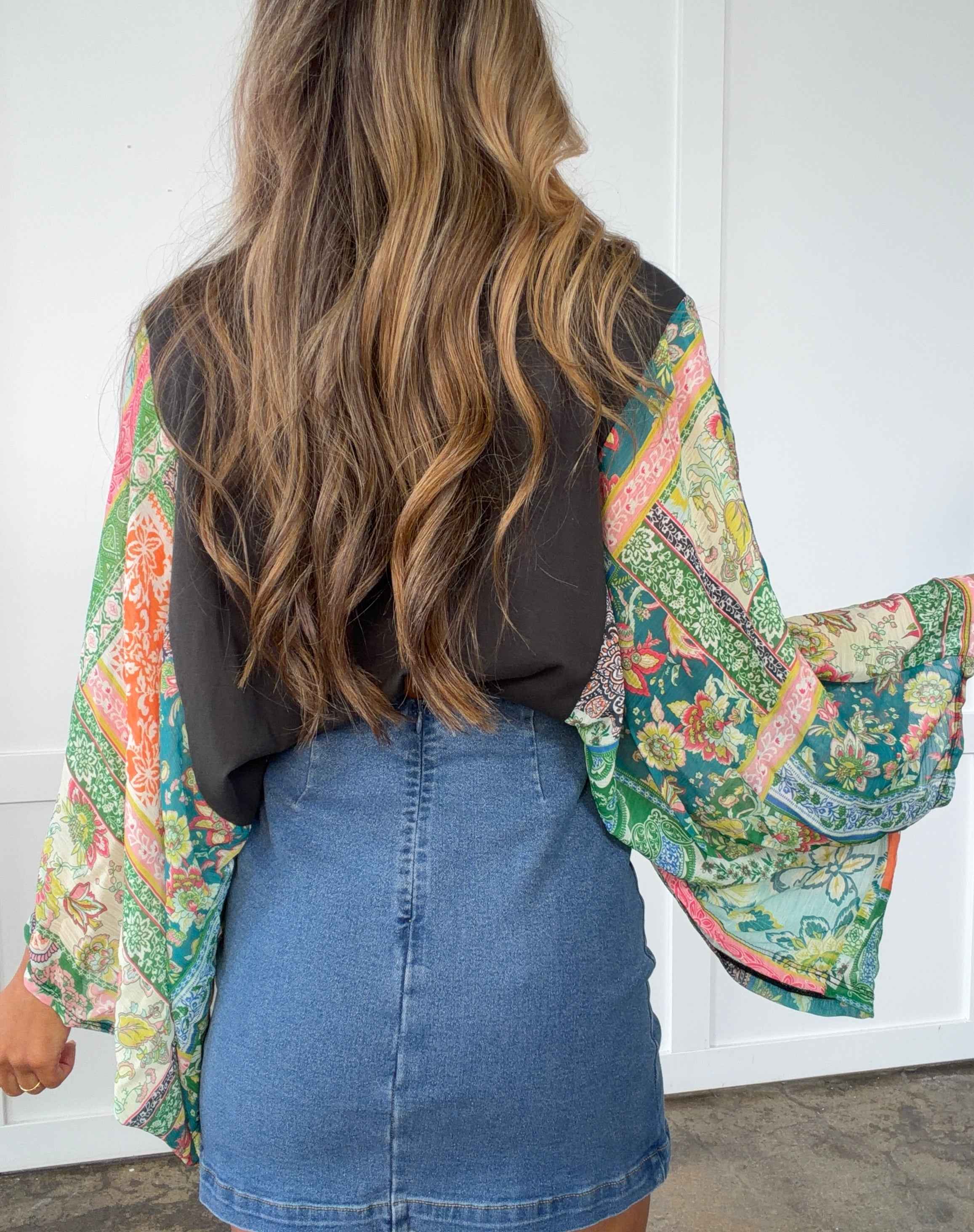 Kantha Styled Top – Vintage Inspired Boho Patchwork Blouse