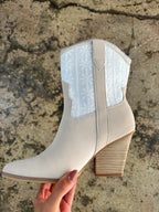 Sutton Floral Weave Cowgirl Boots – Western Embroidered Booties