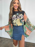 Kantha Styled Top – Vintage Inspired Boho Patchwork Blouse