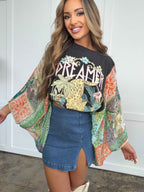 Kantha Styled Top – Vintage Inspired Boho Patchwork Blouse