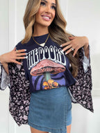 Wildflower Rebel Kantha Styled Top – Boho Layered Patchwork Tee