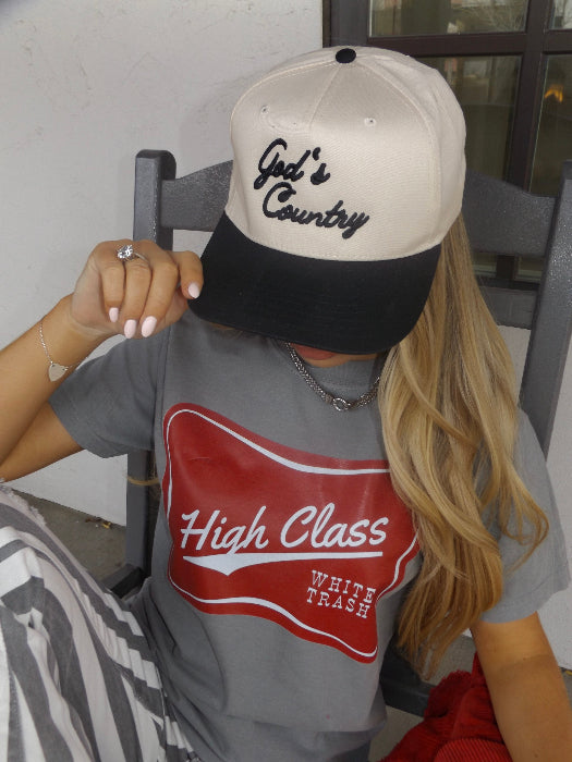 High Class White Trash Graphic TShirt