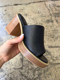 Camille Chunky Platform Slide Heels – Slip-On Sandals