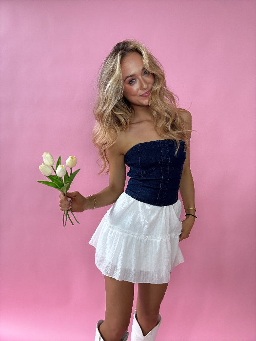 Petra Tiered Mini Skirt 