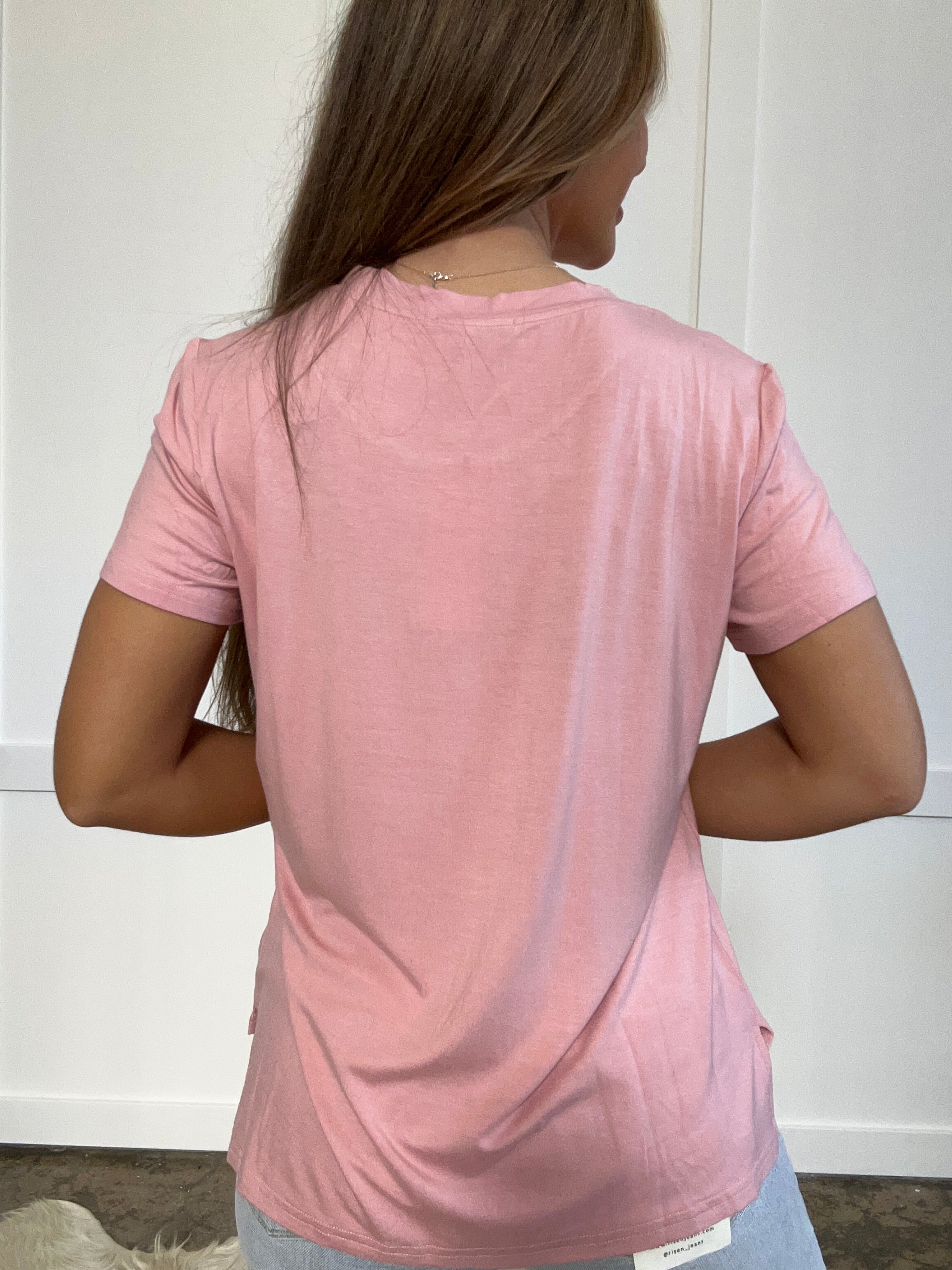 Renee Basic Round Neck T-Shirt – Soft Everyday Tee