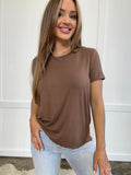Renee Basic Round Neck T-Shirt – Soft Everyday Tee