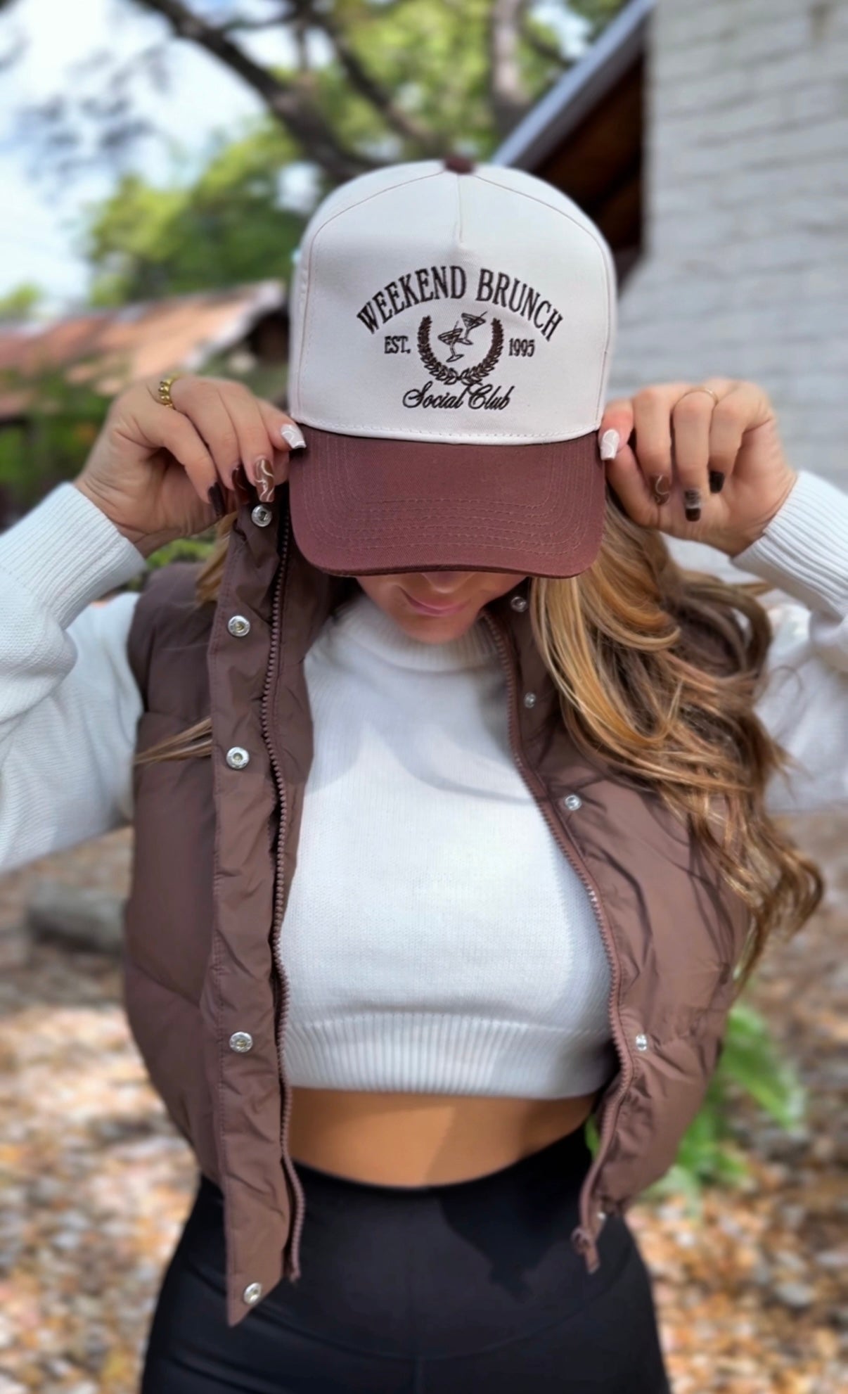 Weekend Brunch Trucker Hat – Social Club Snapback Hat