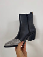 Zuri Rhinestone Cowgirl Boots – Glam Western Mid-Calf Boots