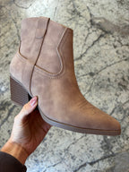 Jolene Embroidered Western Ankle Booties – Pointed Heel Boots