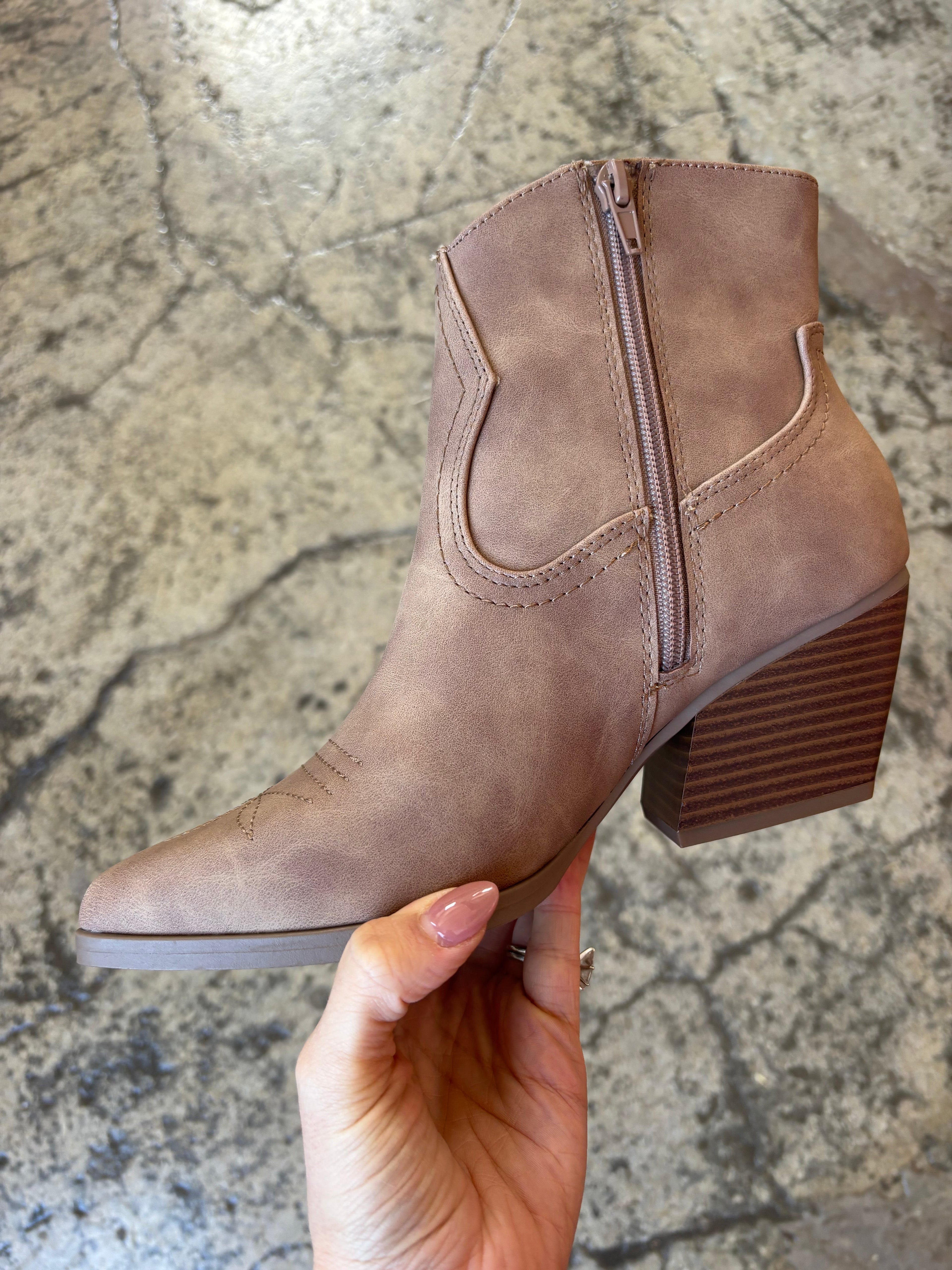 Jolene Embroidered Western Ankle Booties – Pointed Heel Boots