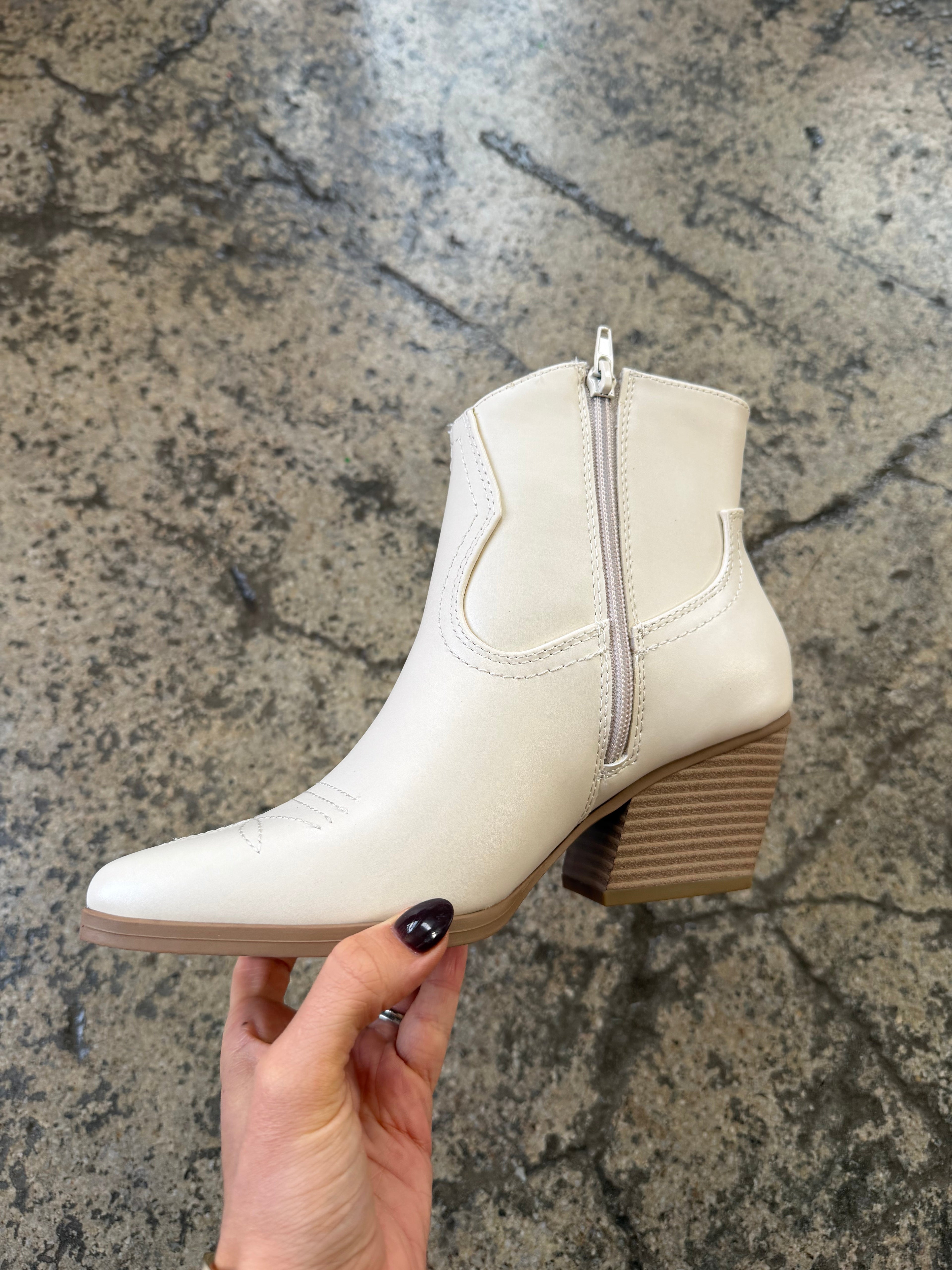 Jolene Embroidered Western Ankle Booties – Pointed Heel Boots