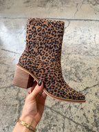 Made For Walking Suede Ankle Boots in Cheetah