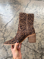 Made For Walking Suede Ankle Boots in Cheetah