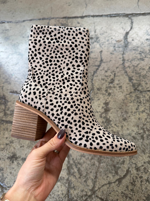Made For Walking Suede Ankle Boots in Leopard