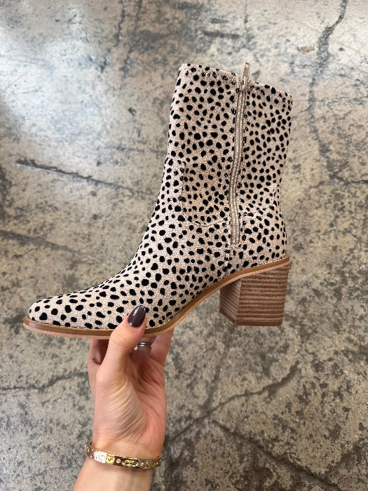 Made For Walking Suede Ankle Boots in Leopard