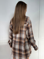Crisp Breeze Oversized Plaid Flannel Shirt – Button Down