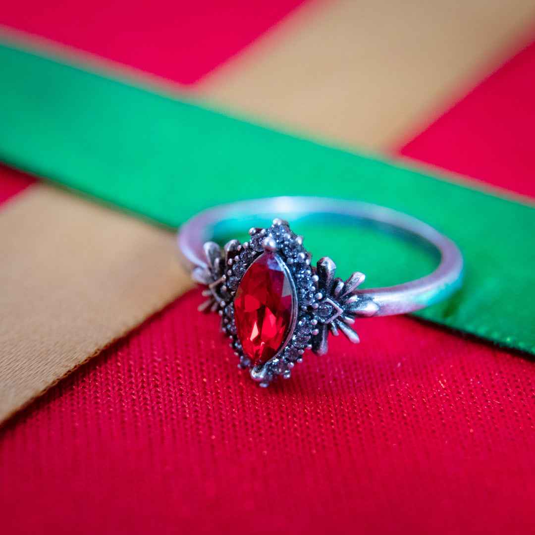 Lump of Coal Jewel Candle with Hidden Surprise Ring | Fragrant Jewels Funny Holiday Gift