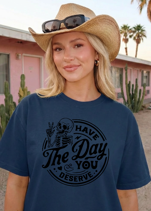 Have the Day you Deserve in Navy