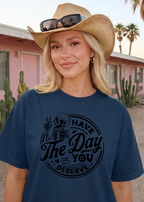 Have the Day you Deserve in Navy
