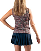 Women’s Desert Sage performance golf polo by Pins & Aces featuring a lightweight breathable design, short sleeves, athletic fit, and moisture-wicking golf fabric.