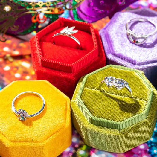 Mardi Gras Carnival Collection Jewel Candle | Hidden Jewelry Candle