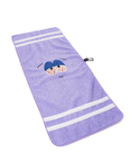 South Park Towelie premium microfiber golf towel from the official Pins & Aces x South Park collection, designed as a lightweight and absorbent golf accessory.