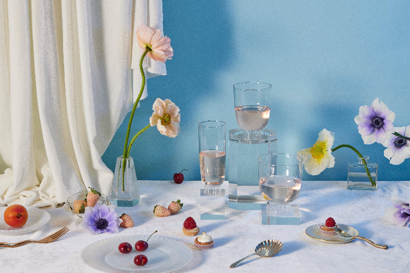 Romantic Handblown Cocktail Glasses | Borosilicate Goblet Glassware Featured by The New York Times