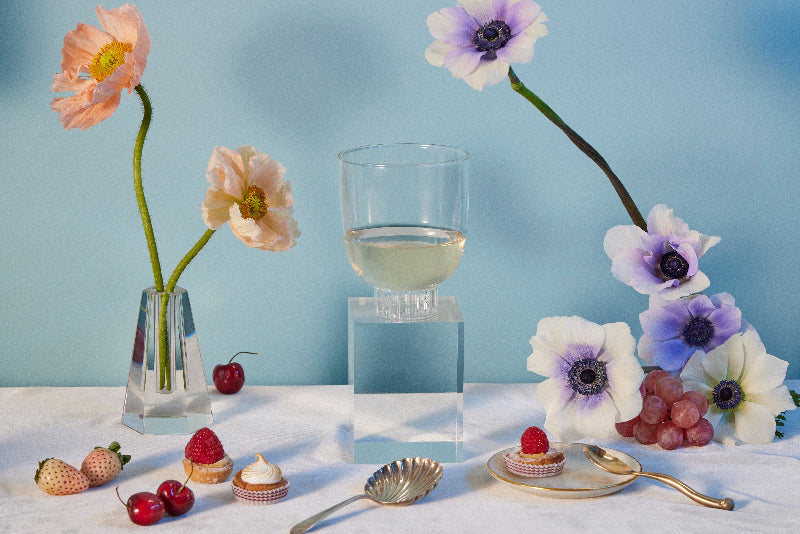 Romantic Handblown Cocktail Glasses | Borosilicate Goblet Glassware Featured by The New York Times