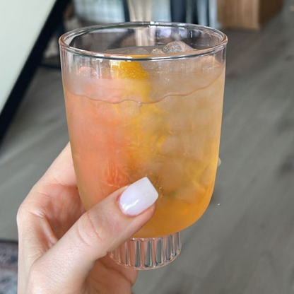 Stemless Wine Glasses – Modern Colored Drinkware Set Featured by Forbes