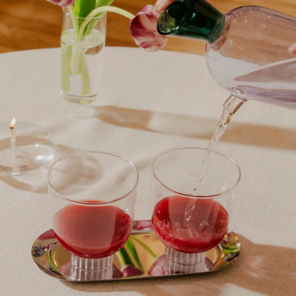 Romantic Handblown Cocktail Glasses | Borosilicate Goblet Glassware Featured by The New York Times
