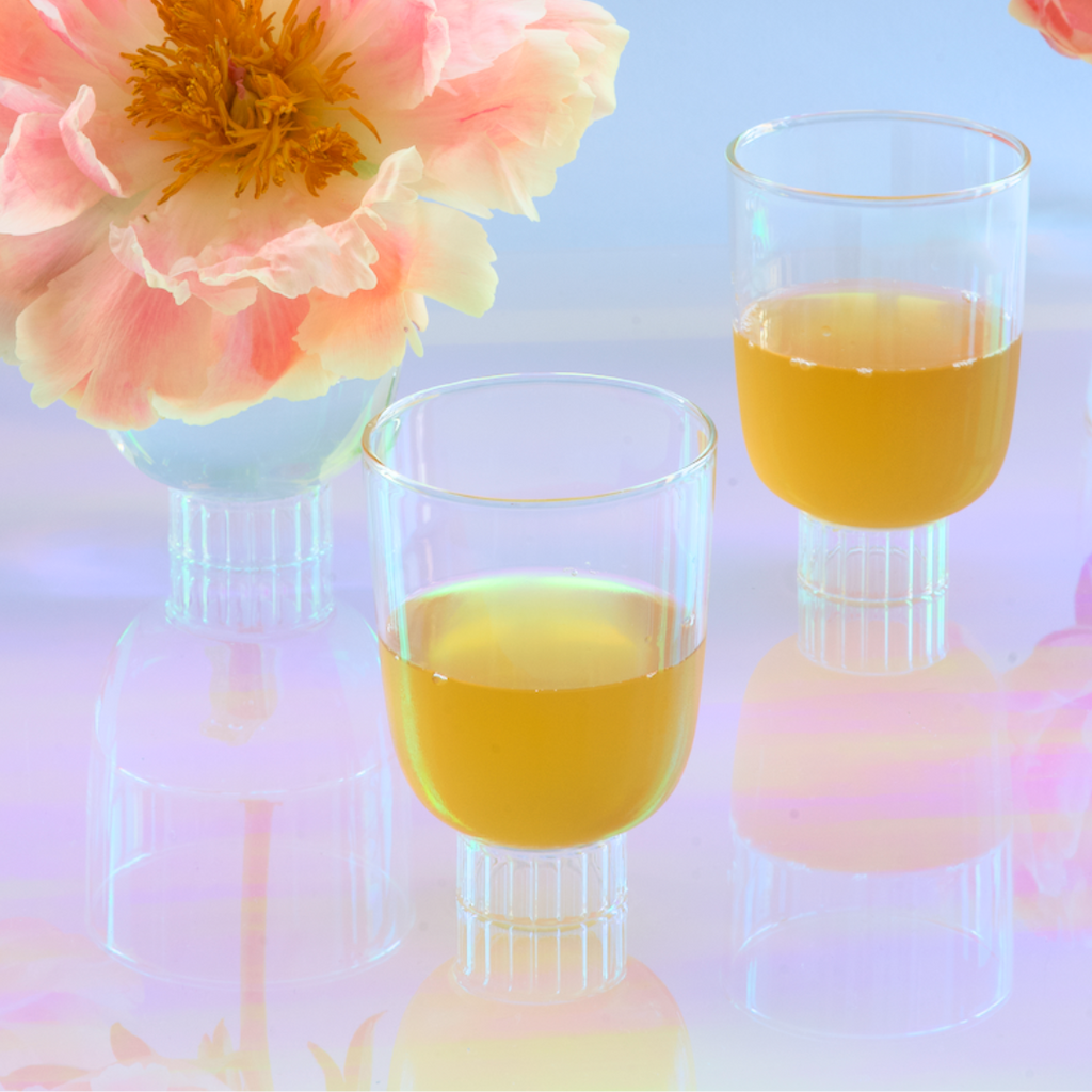 Stemless Wine Glasses | Modern Colored Drinkware Set Featured by Forbes