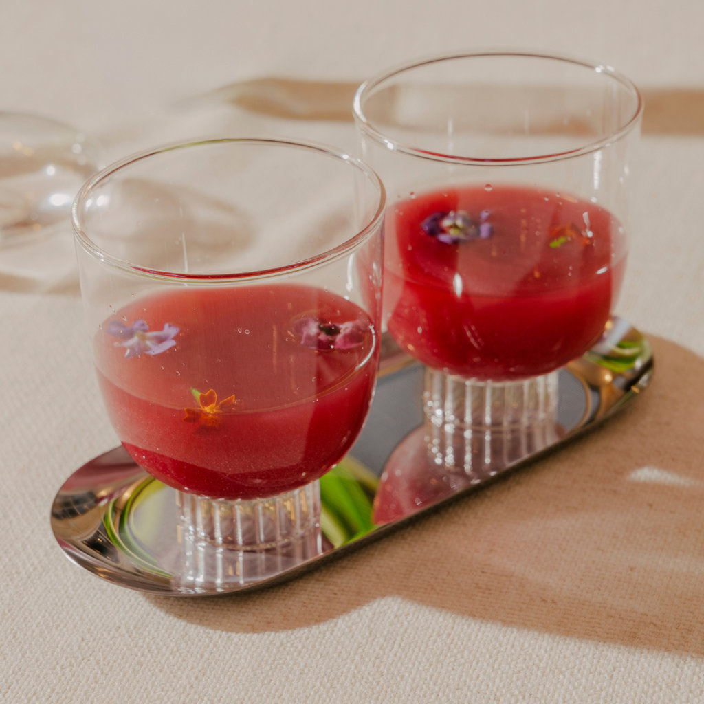 Romantic Handblown Cocktail Glasses | Borosilicate Goblet Glassware Featured by The New York Times