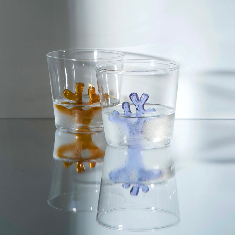 Sprezz Colored Tumbler Glasses | Mix & Match Pastel Drinking Glass Set