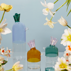 Sprezz Pastel Carafe – Handblown Borosilicate Glass Pitcher Featured by Architectural Digest