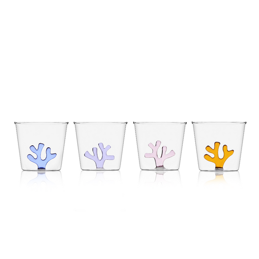 Sprezz Colored Tumbler Glasses – Set of Mix & Match Pastel Drinkware