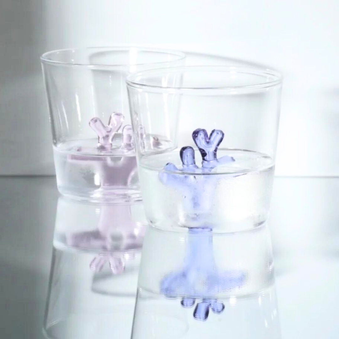 Sprezz Colored Tumbler Glasses – Set of Mix & Match Pastel Drinkware