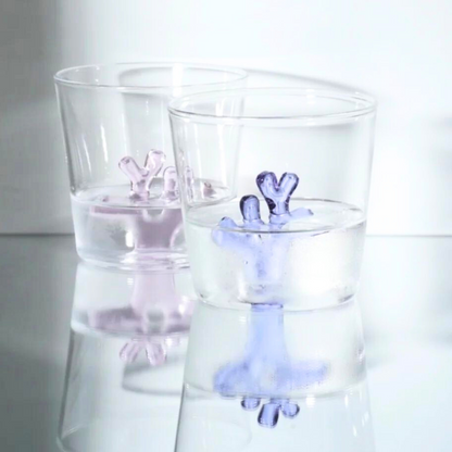 Sprezz Colored Tumbler Glasses – Set of Mix & Match Pastel Drinkware