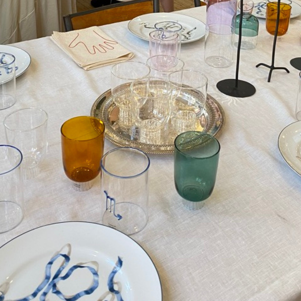 Stemless Wine Glasses | Modern Colored Drinkware Set Featured by Forbes