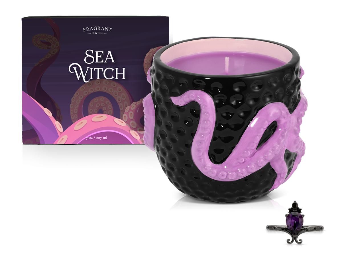 Sea Witch Jewel Candle Ceramic | Fragrant Jewels