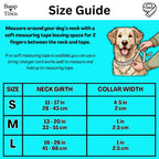 Boop Town Cotton Dog Collar – Adjustable Soft Collar with Gold Hardware - Ash & Audrey