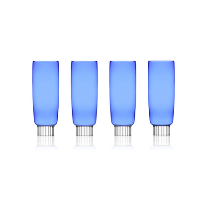 Sprezz Champagne Flutes – Modern Colorful Glassware Featured by Domino