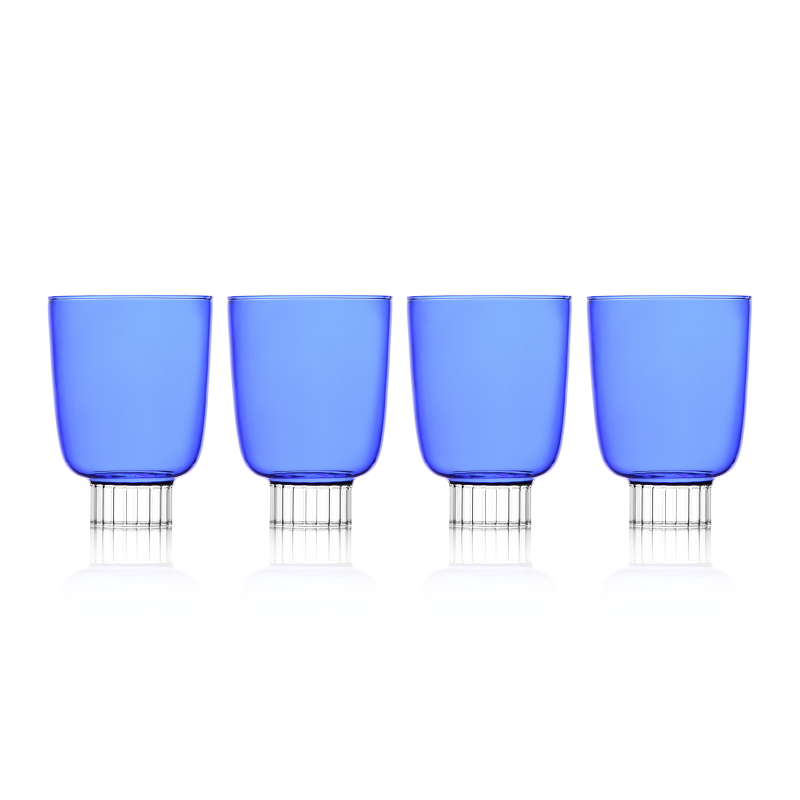 Stemless Wine Glasses | Modern Colored Drinkware Set Featured by Forbes
