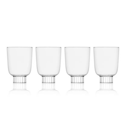 Stemless Wine Glasses – Modern Colored Drinkware Set Featured by Forbes