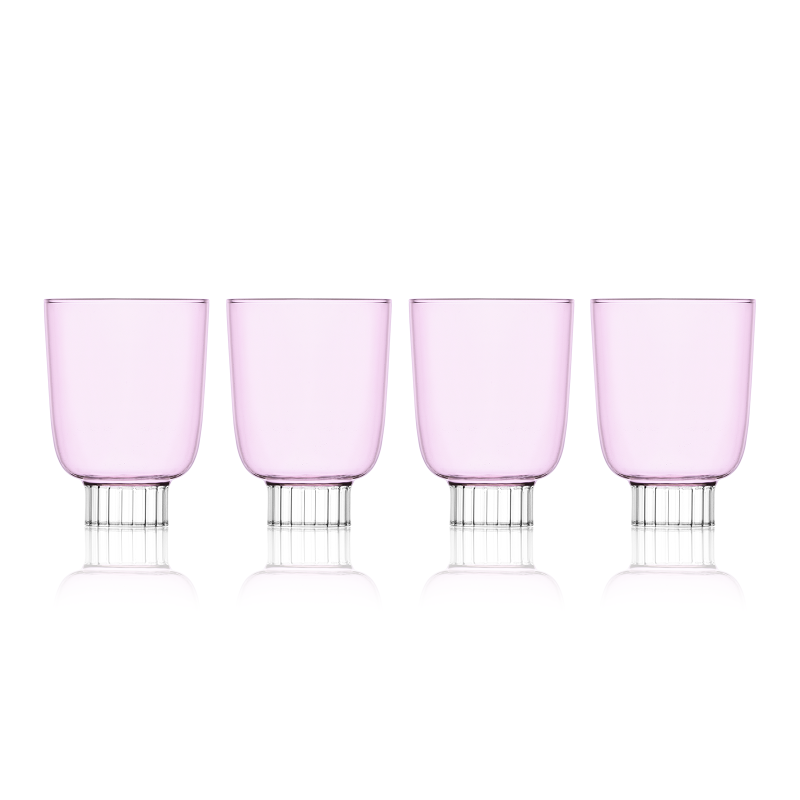 Stemless Wine Glasses | Modern Colored Drinkware Set Featured by Forbes